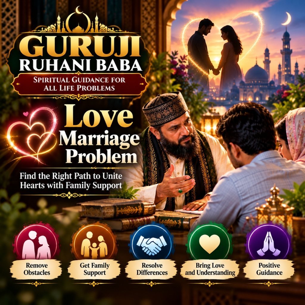 Love Marriage Problem Solutions - Guru Ji Ruhani Baba